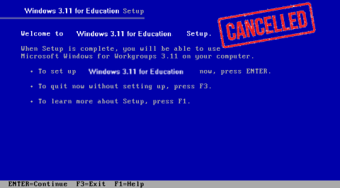 Custom Windows 3.11 Build Screenshot